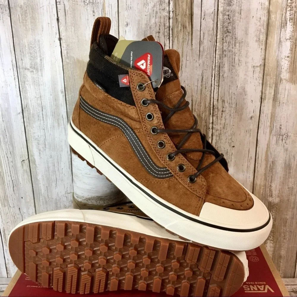 🖤🤎Vans Sk8-Hi Mte 2.0 Dx Glazed Ginger/Mash WMNS - Picture 10 of 13